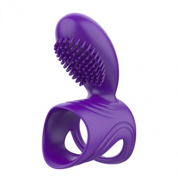 PLEASE ME Male Vibration Delay Cock Ring QY254 (Chargeable - Purple)